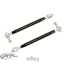 RT Pro RTP5602502 Black HD Tie Rods Replacement Kit For 2014+ Can Am Commander
