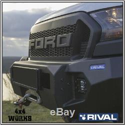 Rival Aluminium Front Bumper Ford Ranger PX PXII 2011-19 Winch Heavy Duty