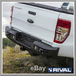 Rival Aluminium Front & Rear Bumpers Ford Ranger PX PXII 2011-19 Winch HeavyDuty