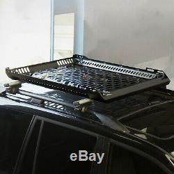 Stx Heavy Duty Metal Cargo Roof Rack Basket In Black For Ford Ranger 2016+