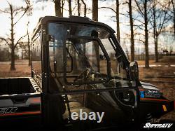 SuperATV Heavy Duty Convertible Cab Enclosure Doors for Polaris Ranger XP 1000
