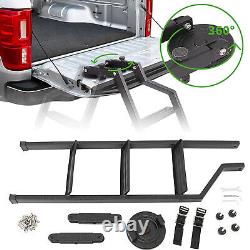 Tailgate Ladder Foldable Universal For Pick Up Truck Bed Less 35Inches Height