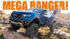 This Ford Ranger Is Bigger Than Yours The Mega Ranger On 37 Tires And A 7 5 Lift