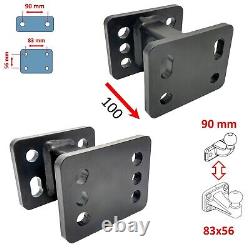 Towbar Extension +100mm Tow Ball Spacer Block 90mm/83x56mm for Ford Ranger 06-12
