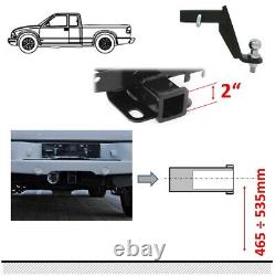 Towbar Tongue Adapter USA 51x51mm / 2 in Tow Hitch Tow Bar for FORD Ranger 11