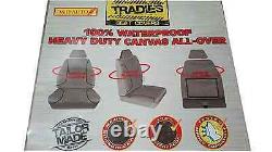 Tradies Heavy Duty Canvas Seat Cover Fit Ford Ranger Single Cab DX / XL 2012- On