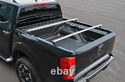 Truck Bed Rack Load Carrier Bars To Fit Ford Ranger (2011-15) Silver