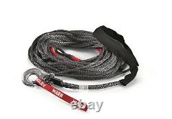Warn 87915 Black 3/8 Inch By 100 FT Spydura Synthetic Winch Rope